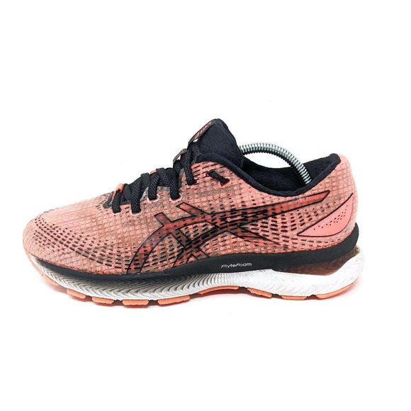 Asics | Shoes | Asics Womens 95 Gel Saiun Running Sneakers Shoes Sun Coral  Pink Silver Black | Poshmark